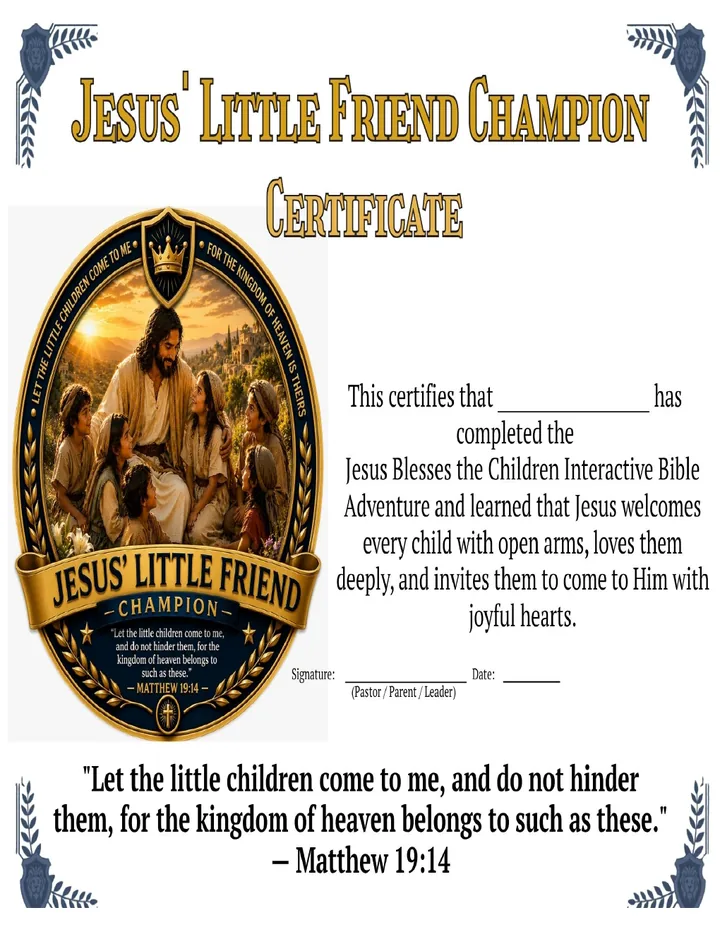 Completion certificate preview